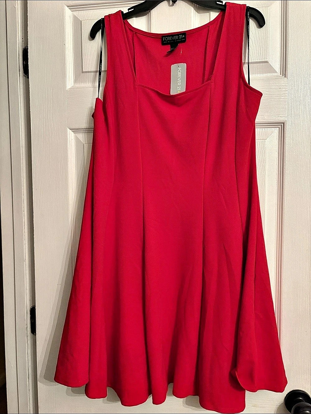 Forever 21 Sleeveless Mini Dress in Red Size 3X NWT